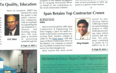 1993 SPAN Retains top contractor Crown